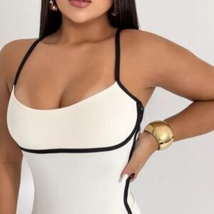 Body Maiô Alcinha Bicolor